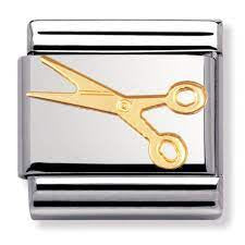 Nomination Gold Scissors Charm 030109-03