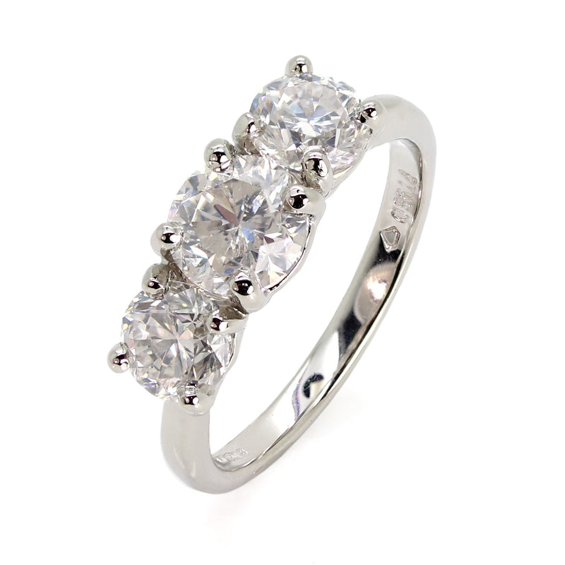Platinum Trilogy Diamond Ring - ASM1477
