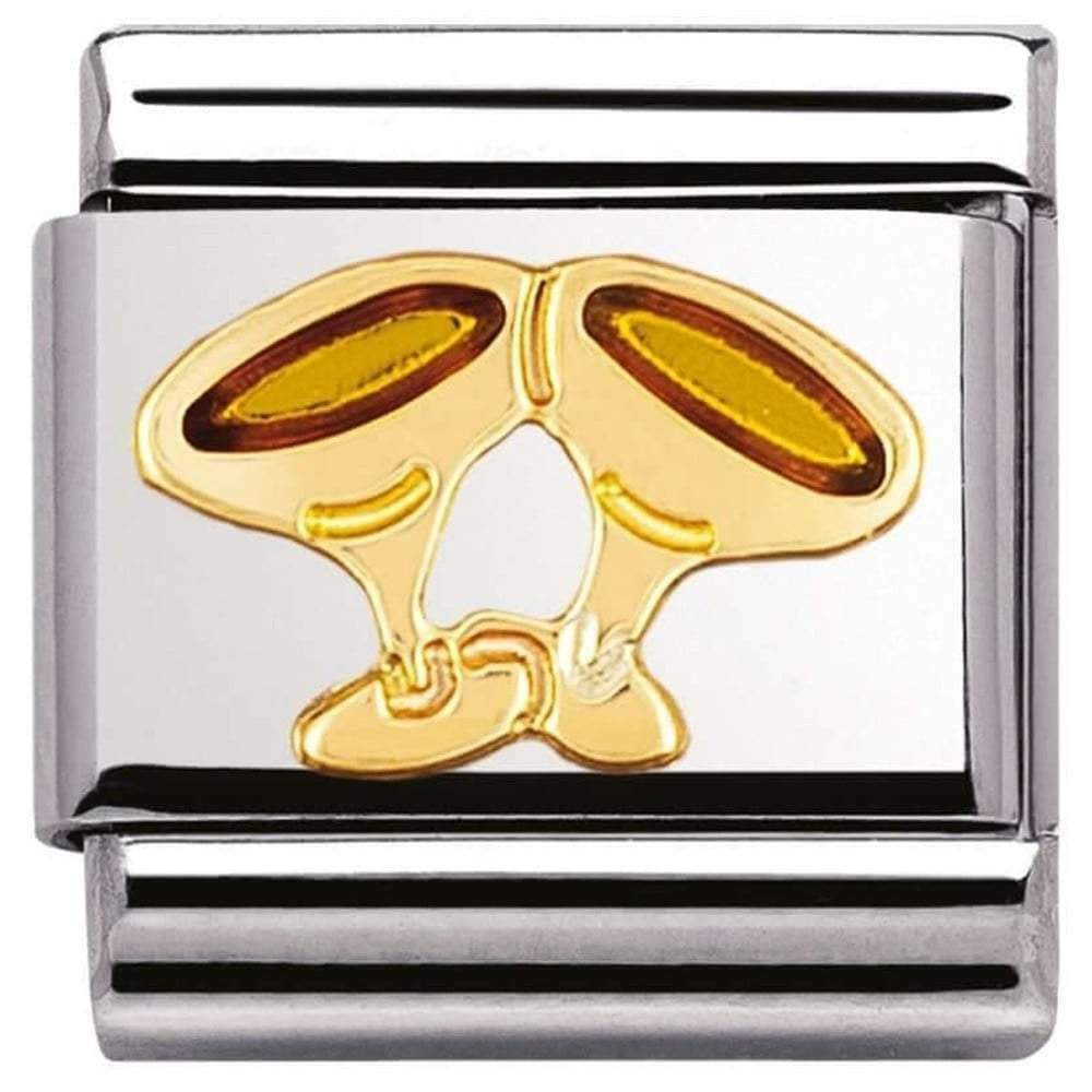 NOMINATION Gold Champagne Glasses 030209-24