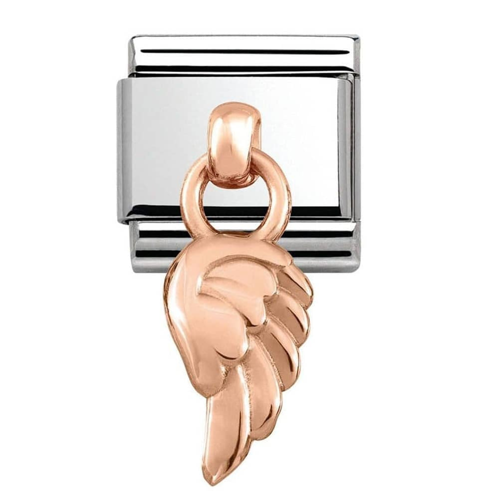 NOMINATION Rose Gold Wing Charm 431800-06