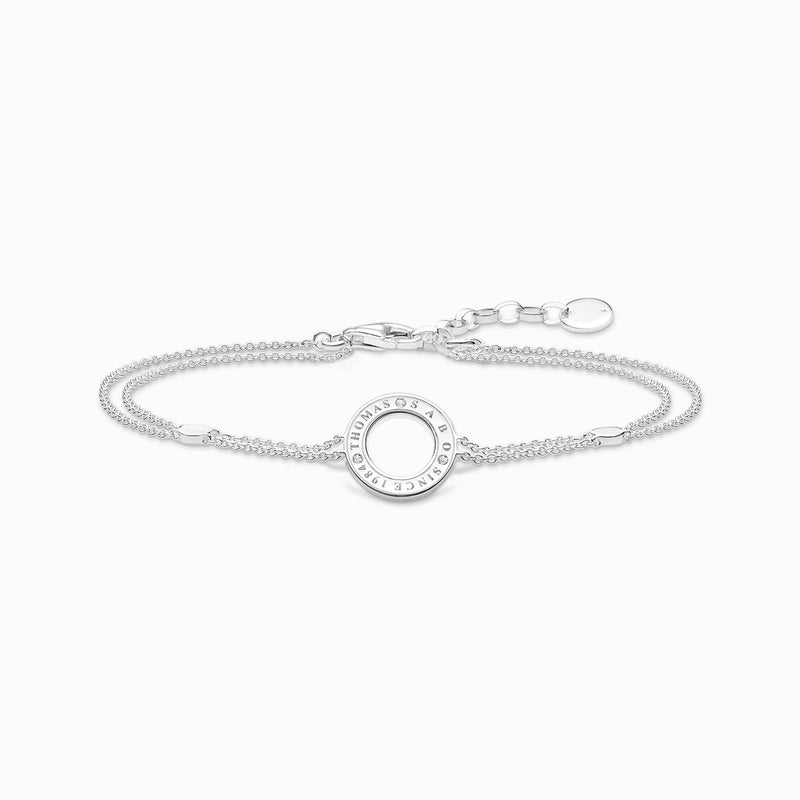 Thomas Sabo Bracelet circle with white stones silver A1878-051-14-L19v