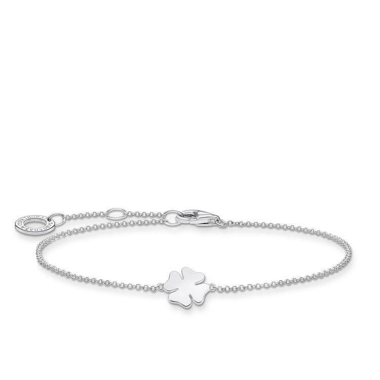 Thomas Sabo Silver Cloverleaf Bracelet A1990-001-21-L19V