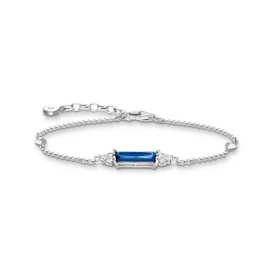 Thomas Sabo Silver with Blue Stone Bracelet A2018-166-1