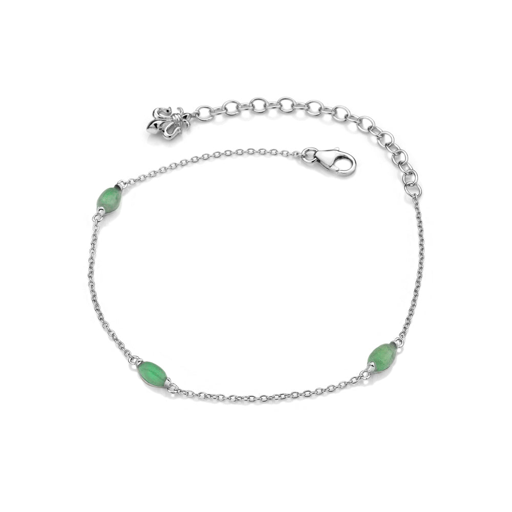 Hot Diamonds Anais Bracelet - Green Aventurine - March
