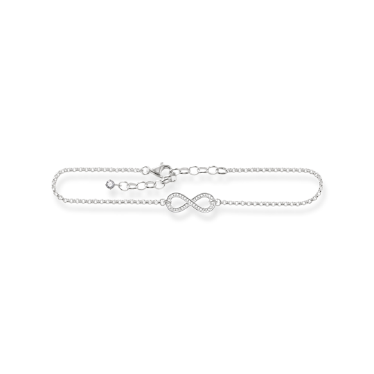 Thomas Sabo Silver Infinity Anklet AK0001-051-14-L27v