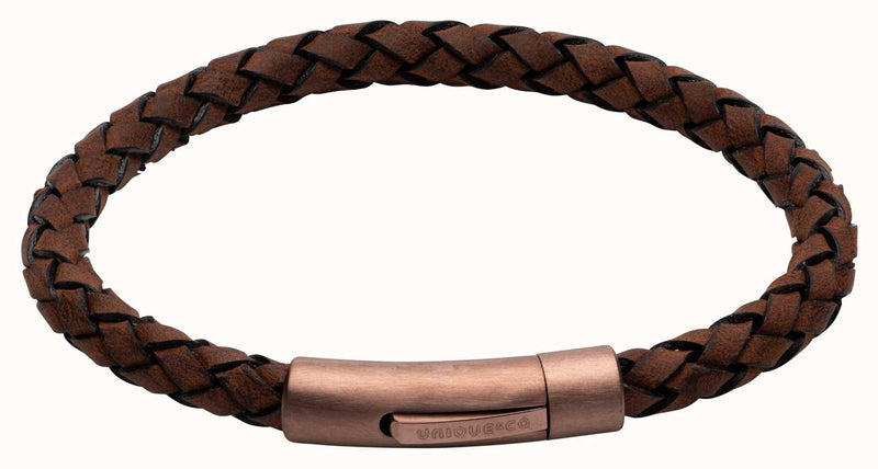 Unique & Co Dark Brown Leather | Bracelet B441DB