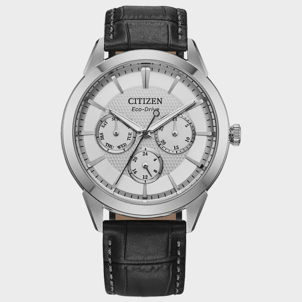 Citizen Gents Eco-Drive Chronograph Leather Watch BU2110-01A