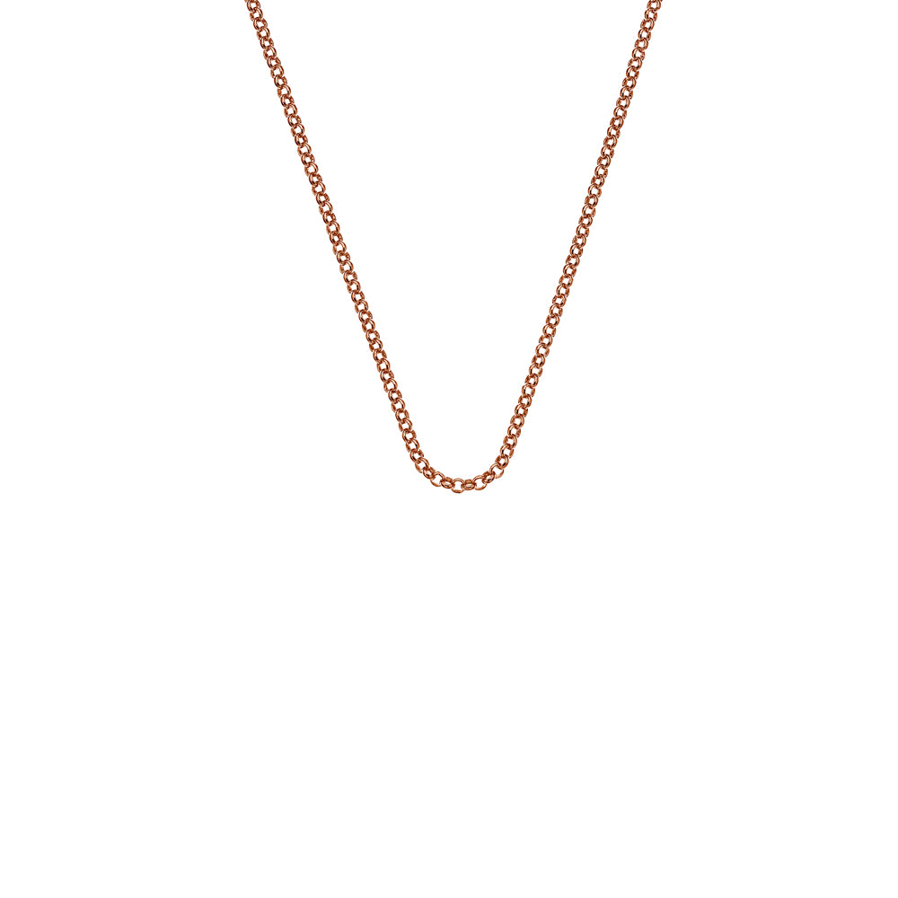 Hot Diamonds Emozioni Rose Gold Plated Belcher Chain 24" CH054