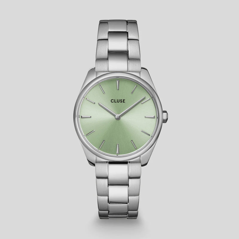 CLUSE Feroce Petite Steel Green Watch - CW11215