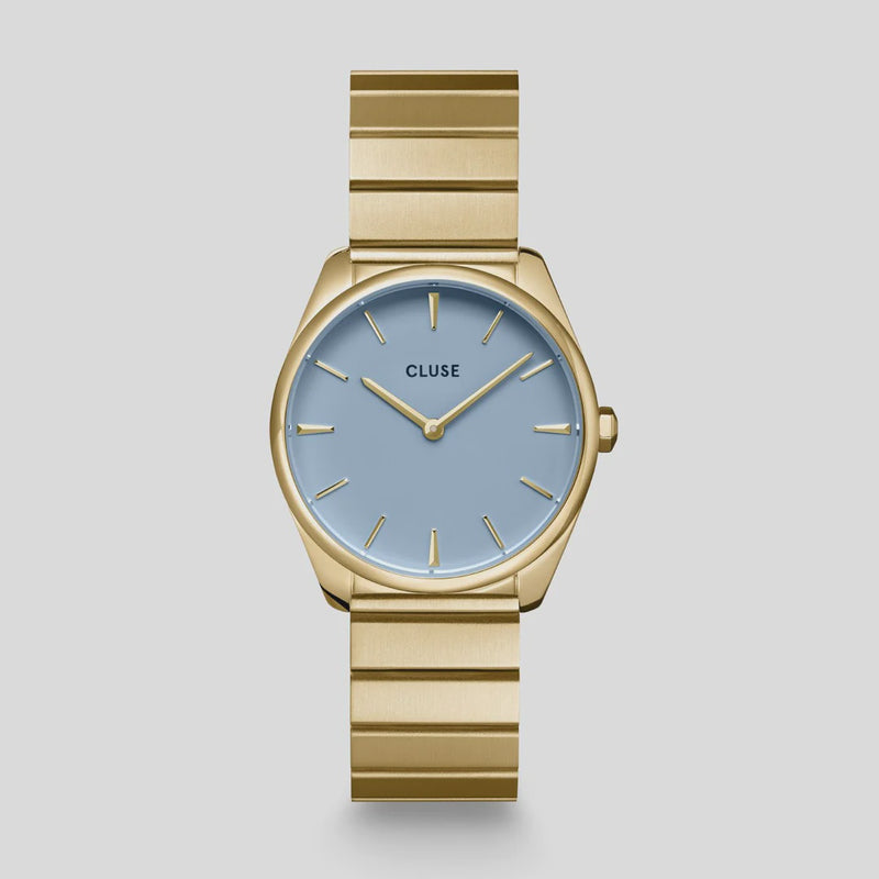 CLUSE Feroce Petite Steel Blue Gold Watch - CW11203