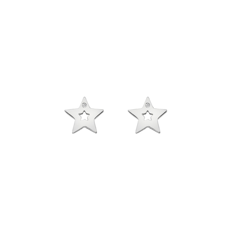 Hot Diamonds Diamond Amulet Star Earrings DE587