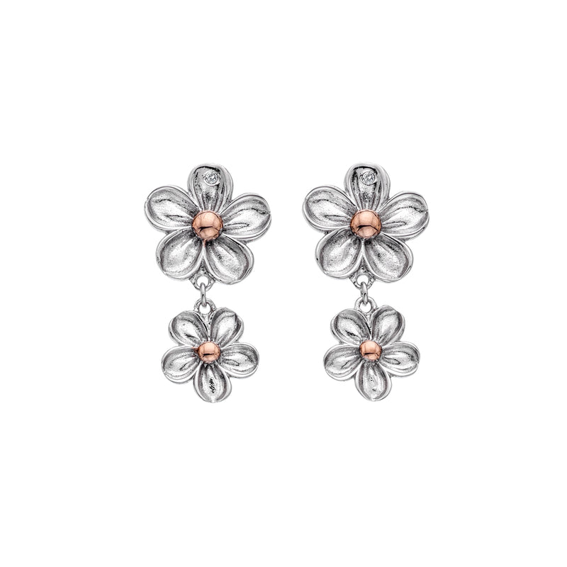 Hot Diamonds Forget Me Not Drop Earrings DE617