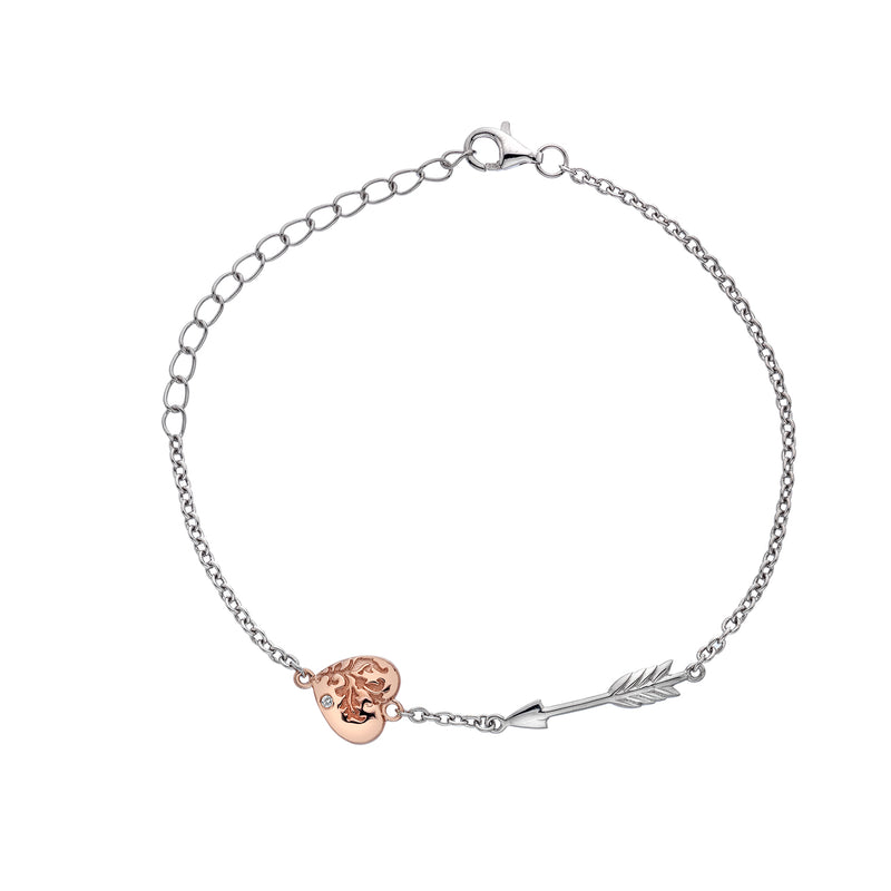 Hot Diamonds Rose Cupid Bracelet DL598