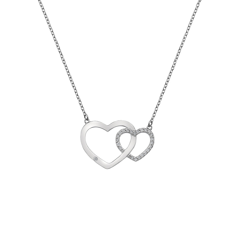 Hot Diamonds Bliss Interlocking Heart Pendant DN128