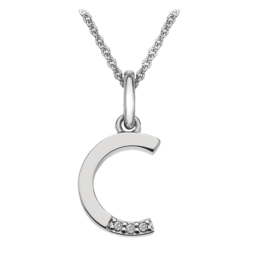 Hot Diamonds Initials Pendant: C