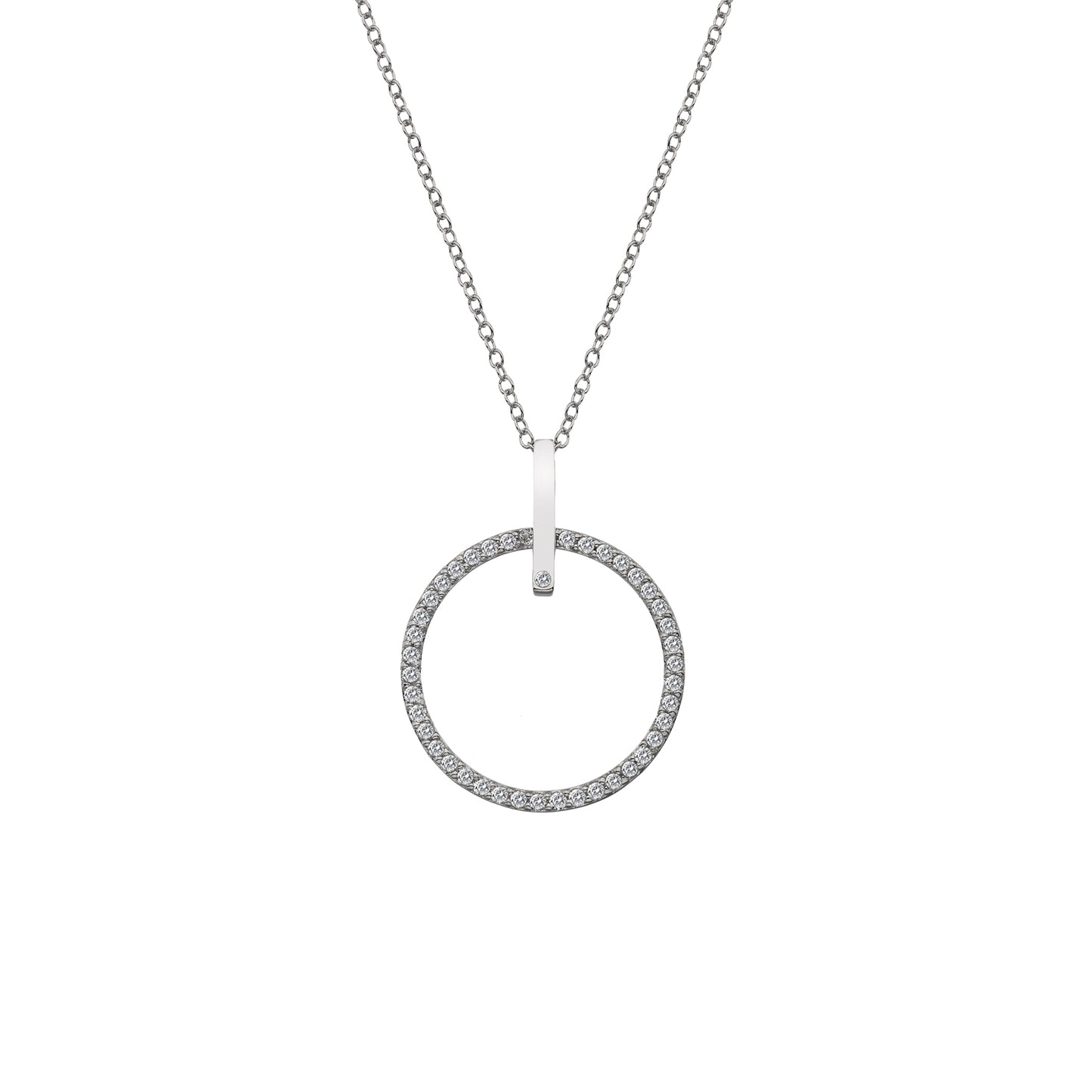 Hot Diamonds Silver 25mm Constant Circle Pendant DP718