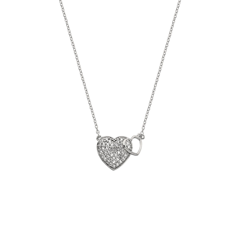 Hot Diamonds Togetherness Heart Necklace DP730