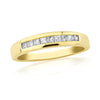 9ct Gold Diamond Princess Cut Ring 0.25ct