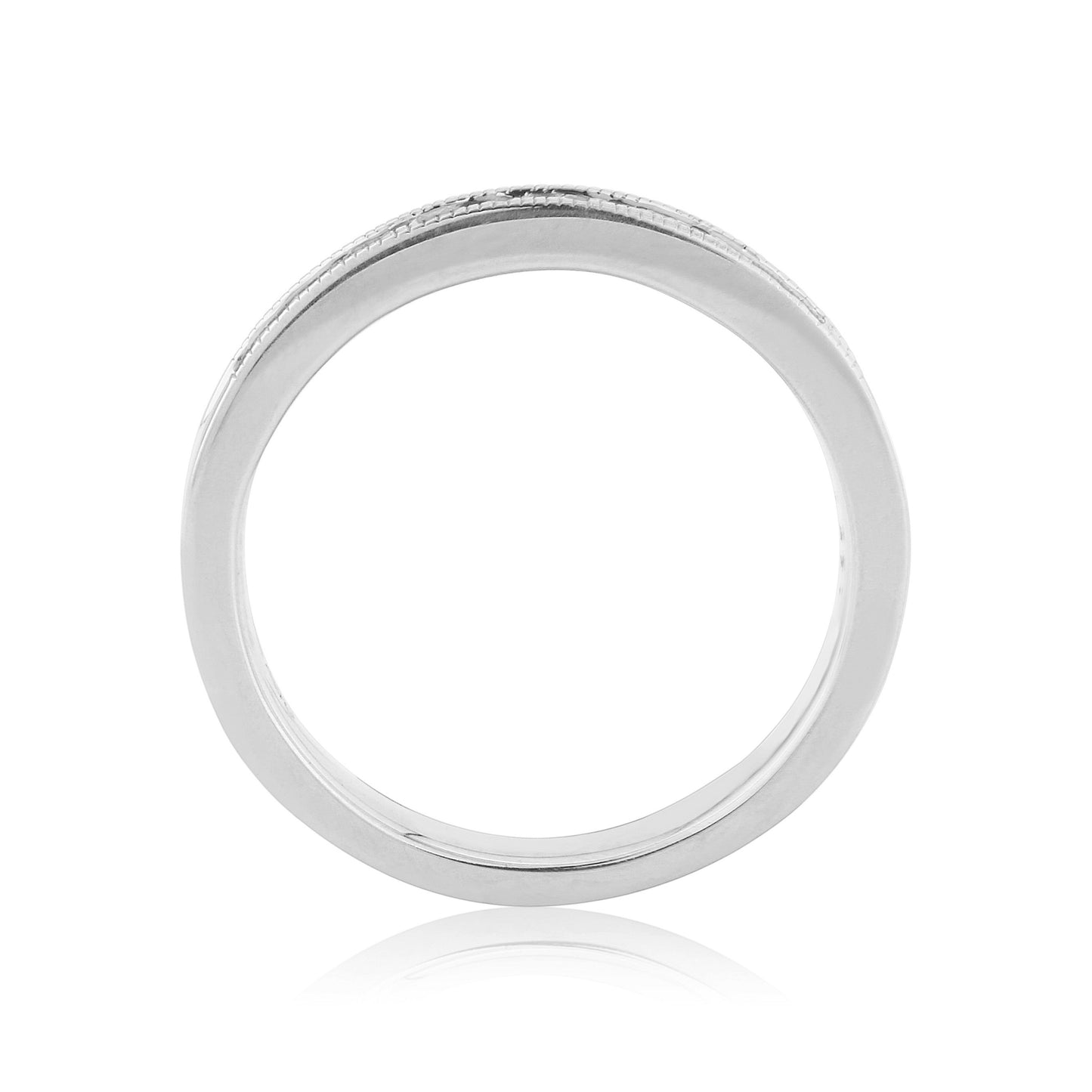 9ct White Gold Diamond Ring