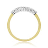 9ct Gold Diamond Wishbone Ring