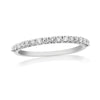 9ct White Gold Diamond Half Eternity Ring