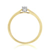 9ct Gold Solitaire Diamond Ring