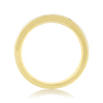 9ct Ruby & Diamond Half Eternity Ring - Yellow Gold