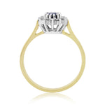 9ct YG Sapphire & Diamond Ring