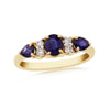 9ct Gold Sapphire & Diamond Ring DSR694