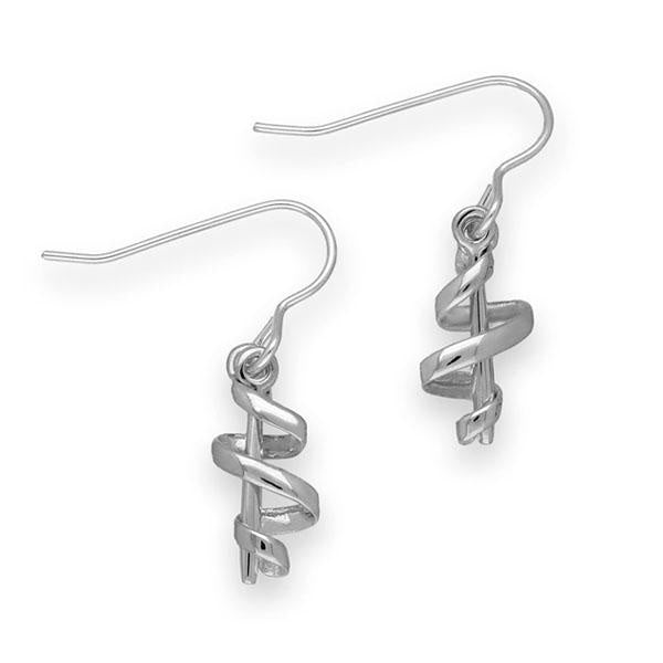 Ortak Twist & Shout Silver Earrings E1729