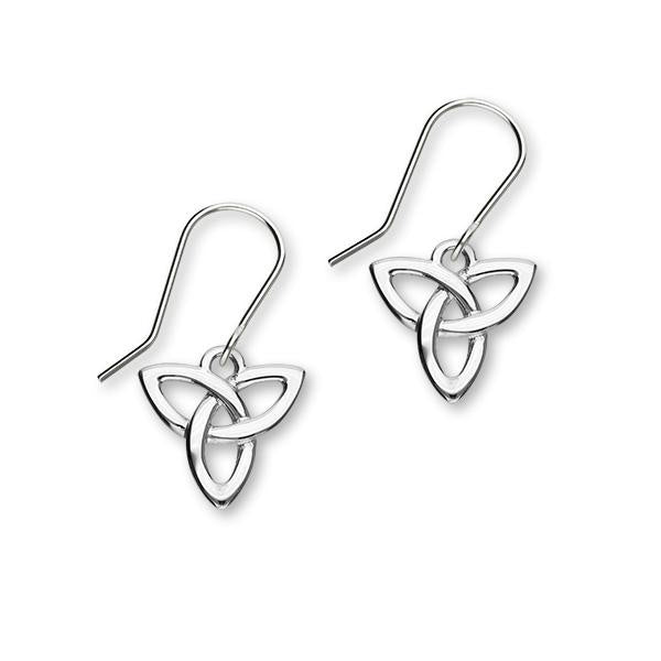 Ortak Silver Celtic Drop Earrings E1922