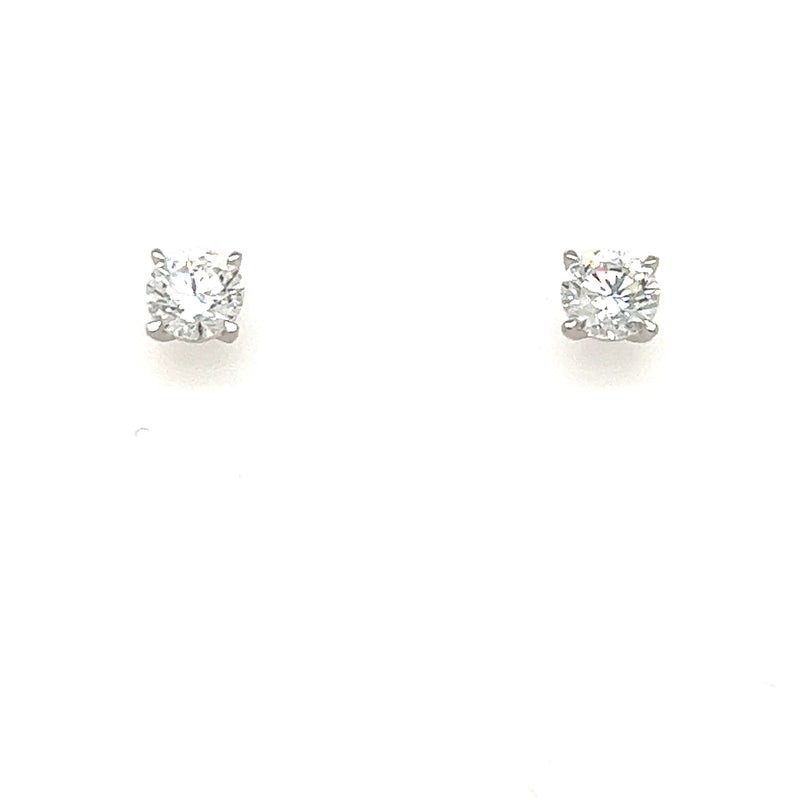 18ct White Gold Lab Grown Diamond Earrings 1.61ct