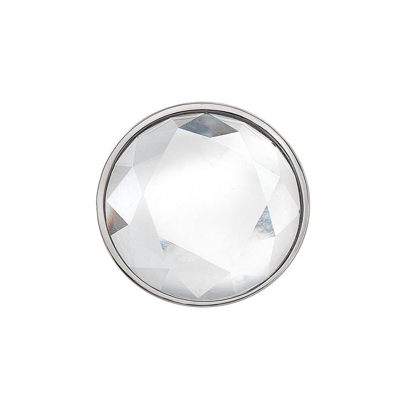Hot Diamonds Emozioni Silver Ice Clear Glass 33mm