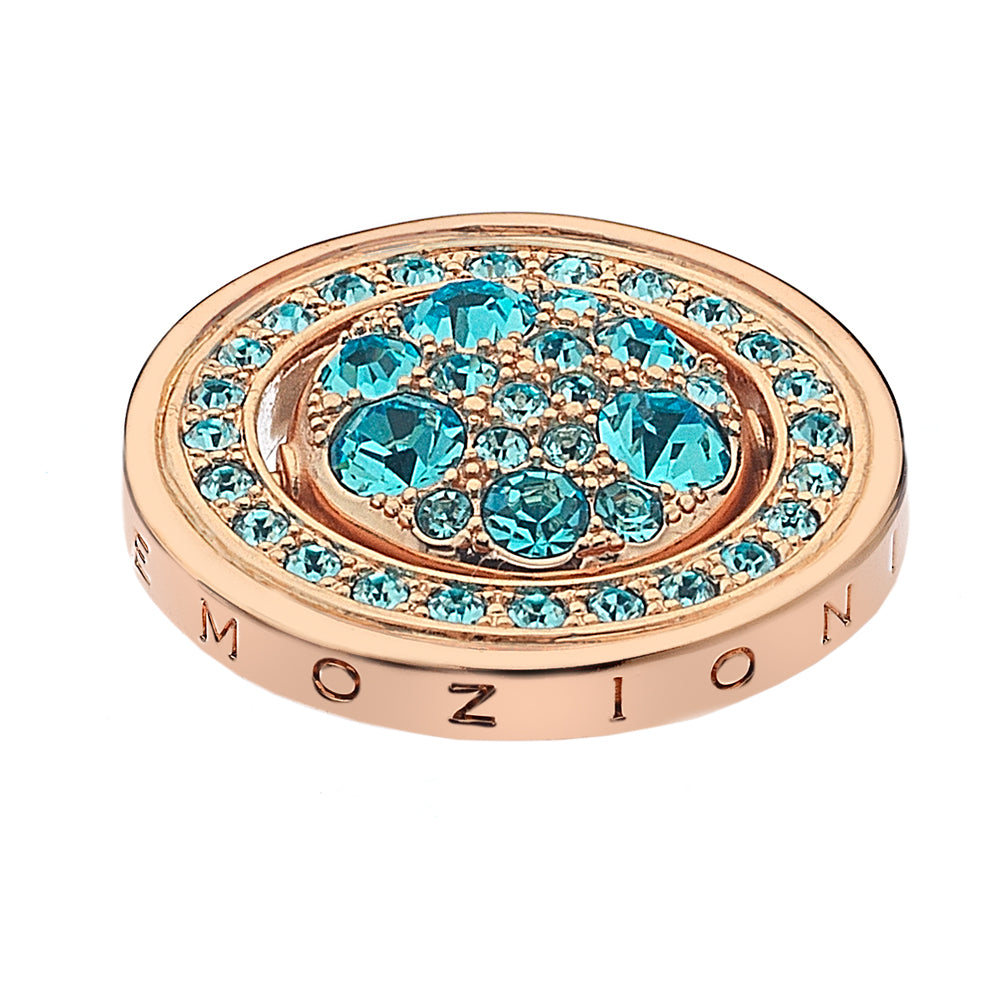 Hot Diamonds Emozioni 25mm Flip Blue Coin EC412