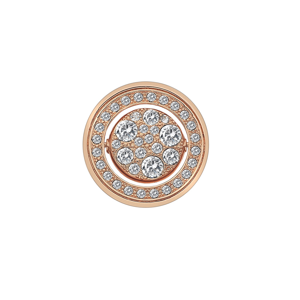 Hot Diamonds Emozioni 25mm Flip Blue Coin EC412