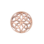 Hot Diamonds Emozioni 33mm Rose Gold Celtic Knot Coin EC425