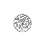 Hot Diamonds Emozioni 25mm Family Tree CZ Reverse Coin