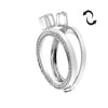 Hot Diamonds Emozioni Reversible 25mm Sterling Silver Keeper EK005