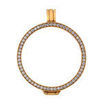 Hot Diamonds Emozioni 33mm Yellow Gold Plated EK010