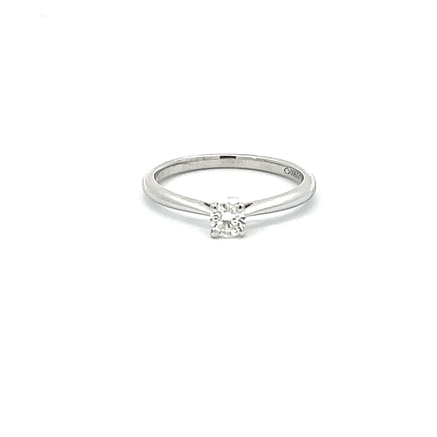 Platinum Solitaire Diamond Ring 0.24ct