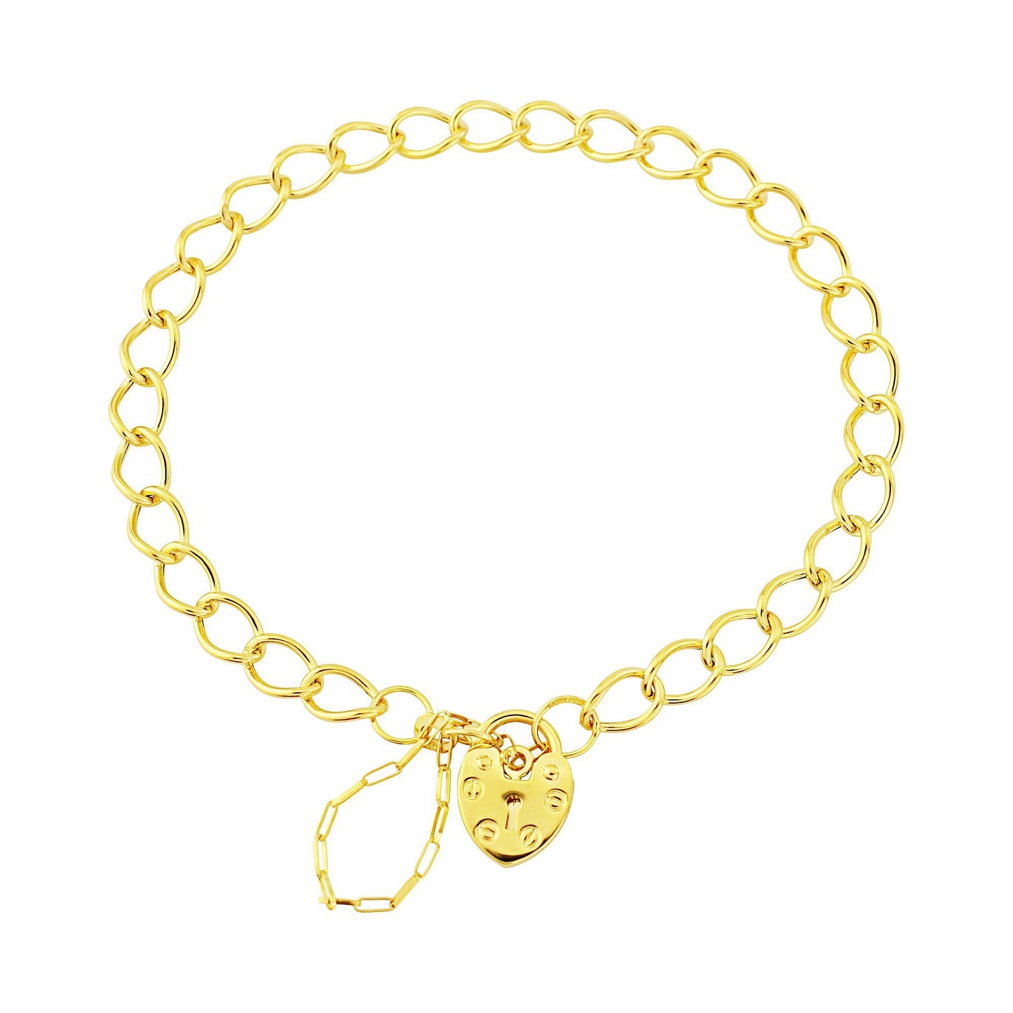 9ct Padlock Bracelet