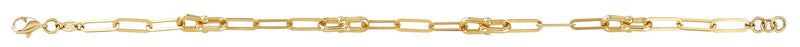 9ct Gold Fancy Chain Link Bracelet