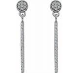 Hot Diamonds Tranquility 9ct White Gold Earrings GE128