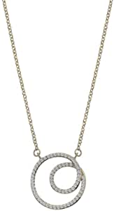 Hot Diamonds Flow 9ct Yellow Gold Necklace GN019