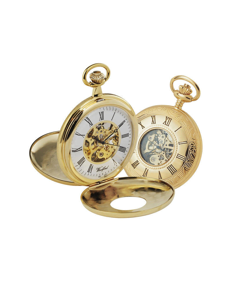 Woodford Gold Spring Wound Pocket Watch GP1077