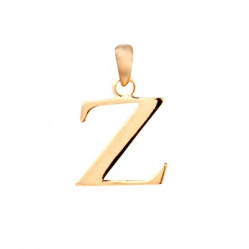 9ct Yellow Gold Initial Z Pendant