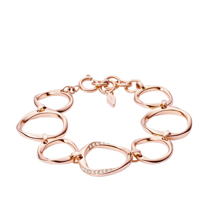 Twist Rose-Gold-Tone Steel Bracelet - JF01300791