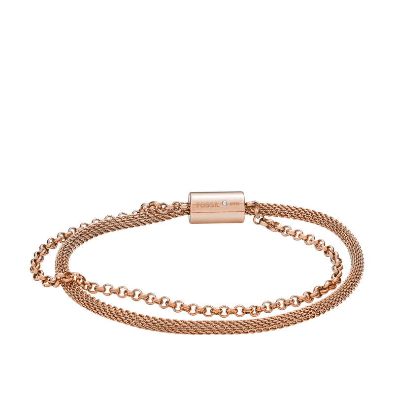 Rose Gold-Tone Steel Bracelet - JF02983791