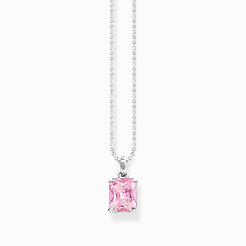 Thomas Sabo Necklace with pink stone silver KE1964-051-9-L45v