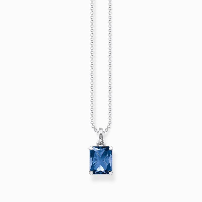 Thomas Sabo Necklace with blue stone silver KE1964-699-1-L45v